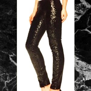 Nwt Almost Famous sequin front leggings